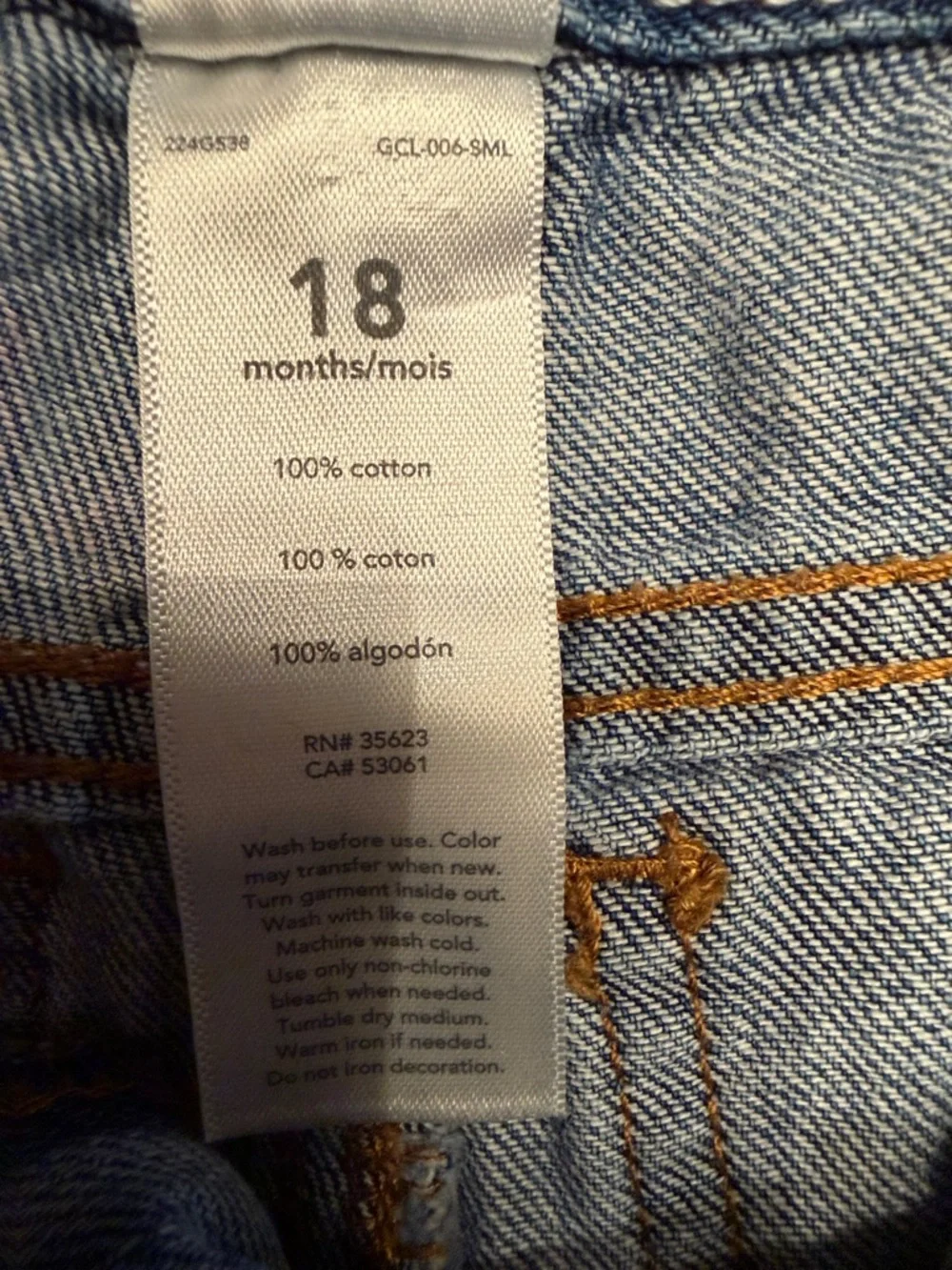 Carter's 18M Toddler Boy Varsity Jacket & Jeans Matching Outfit Set